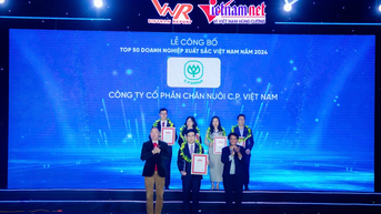 C.P. Việt Nam khẳng định vị thế dẫn đầu với cú đúp giải thưởng danh giá