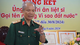 'Từng đồng tiền bát gạo của người dân đều đến tận tay gia đình liệt sĩ'