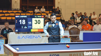 Đánh bại tay cơ số 1 thế giới Dick Jaspers, Trần Thanh Lực vào chung kết billiards carom 3 băng