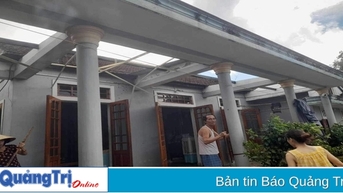 Lốc xoáy làm 192 nhà dân bị tốc mái, nhiều công trình hạ tầng hư hỏng