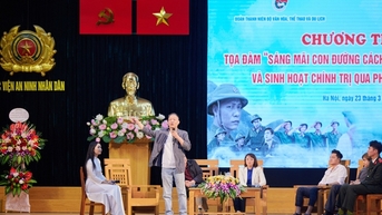 Giao lưu, chiếu phim Mùi cỏ cháy tại Học viện An ninh Nhân dân