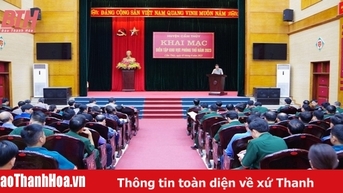 Khai mạc diễn tập khu vực phòng thủ huyện Cẩm Thủy năm 2023