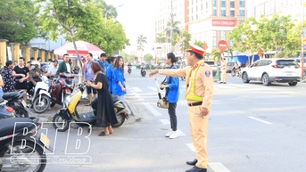 Bảo đảm trật tự an toàn giao thông cho kỳ thi tốt nghiệp THPT