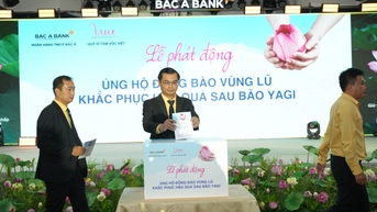 BAC A BANK giảm lãi vay, đồng hành cùng khách hàng chịu ảnh hưởng bởi bão Yagi