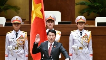 Tân Chủ tịch nước Lương Cường tuyên thệ nhậm chức