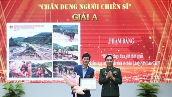 Vinh danh các tác phẩm đoạt giải cuộc thi ảnh “Chân dung người chiến sĩ”