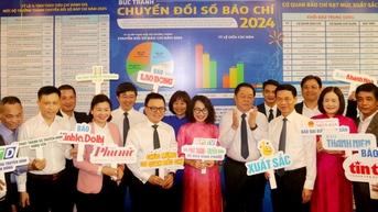 Báo Nhà báo và Công luận đạt mức xuất sắc về độ trưởng thành chuyển đổi số báo chí
