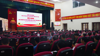 Giao nhiệm vụ và bồi dưỡng diễn tập khu vực phòng thủ tỉnh Hải Dương năm 2023