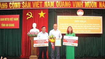 HDBank tiếp tục đồng hành cùng các hoạt động an sinh xã hội tại TP.Long Xuyên