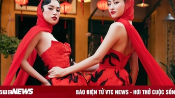 Diện chung một thiết kế, Tiểu Vy - Lương Thuỳ Linh đọ sắc ở phố cổ Hội An