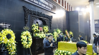 Hình ảnh Lễ tang Phu nhân Đại tướng Võ Nguyên Giáp tại Hà Nội