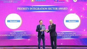 Ngân hàng Sacombank là ngân hàng duy nhất được vinh danh chuyển đổi số xuất sắc tại ABA 2024