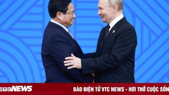 Tổng thống Nga Putin đón Thủ tướng Phạm Minh Chính dự hội nghị BRICS mở rộng