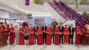 AEON khai trương trung tâm bách hóa tổng hợp và siêu thị thứ 8 tại Việt Nam