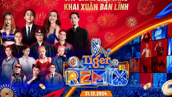 Sự kiện âm nhạc Tiger Remix chào đón năm mới 2025 đến với người hâm mộ Việt Nam
