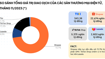 Người Việt chi 32.000 tỷ đồng mua hàng trên Shopee, Lazada, Tiktok, Tiki