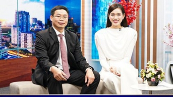Ths.Bs Bùi Văn Cường và hoa hậu Đỗ Thị Hà chia sẻ kinh nghiệm làm đẹp trên VTV2