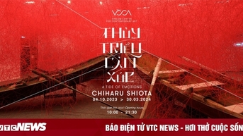 Mở cửa triển lãm sắp đặt 'Thủy triều cảm xúc'