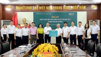 BIDV giảm lãi suất cho vay hỗ trợ khách hàng bị thiệt hại bởi bão Yagi
