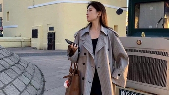 Mặc đẹp đi làm ngày đầu năm với áo khoác dáng dài
