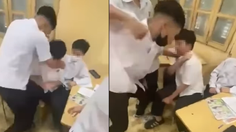 Đình chỉ một học sinh đánh bạn trong lớp