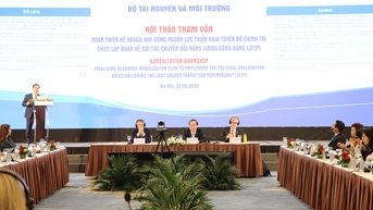 Bộ TN&MT tham vấn dự thảo Kế hoạch huy động nguồn lực thực hiện JETP