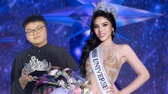 Nam sinh 13 tuổi đứng sau thiết kế vương miện Miss Universe Vietnam 2024