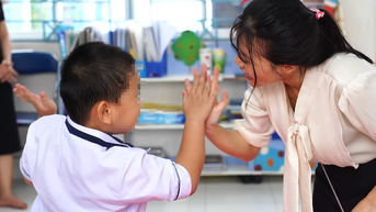 Hạnh phúc khi thấy học sinh tiến bộ