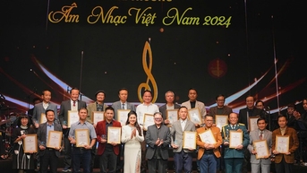 Vinh danh 76 tác phẩm tại lễ trao giải thưởng âm nhạc Việt Nam năm 2024