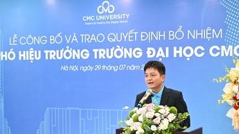 Chuyên gia về AI trở thành phó hiệu trưởng trường Đại học CMC