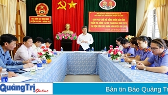 Ban Pháp chế HĐND tỉnh làm việc với Viện kiểm sát nhân dân huyện Hải Lăng