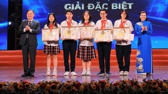 Trao giải cuộc thi Sáng tạo thanh thiếu niên, nhi đồng toàn quốc năm 2024