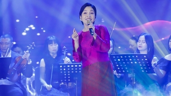 Diva Mỹ Linh hát ca khúc đặc biệt trong đêm nhạc tưởng nhớ PGS Tôn Thất Bách