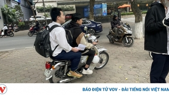 ស្ថានភាព​សិស្ស​មិន​ពាក់​មួក​សុវត្ថិភាព​ជា​ច្រើន​កំពុង​កើត​មាន​ឡើង​វិញ។