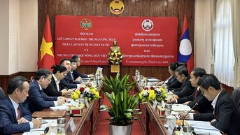 T.Ư Hội Nông dân Việt Nam- Ủy ban T.Ư Mặt trận Lào xây dựng đất nước hội đàm, ký biên bản ghi nhớ