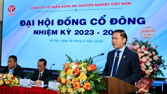 Ông Trần Anh Tú lần thứ ba đắc cử Chủ tịch VPF