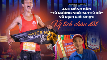 Anh nông dân “từ nương ngô ra Thủ đô” vô địch giải chạy: Kỳ tích chân đất