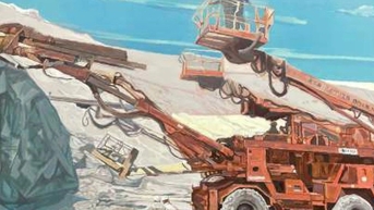 Ấn tượng những bức tranh "nắng gió công trường"
