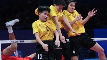 Xúc động khoảnh khắc cầu mây Việt Nam lên đỉnh Asiad