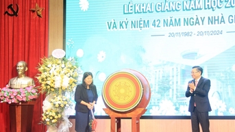 Trường Đại học TN&MT Hà Nội kỷ niệm Ngày nhà giáo Việt Nam