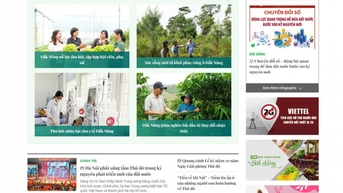 Báo Đắk Nông nâng cấp giao diện điện tử
