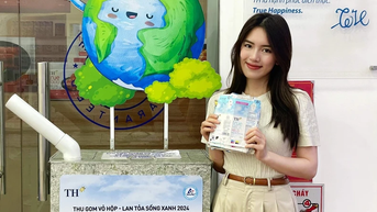 Giới trẻ hào hứng “Thu gom vỏ hộp, lan tỏa sống xanh” cùng TH true Milk