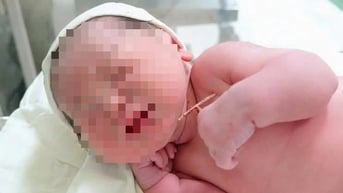 Bé gái 'vượt chông gai' chào đời cùng vòng tránh thai của mẹ