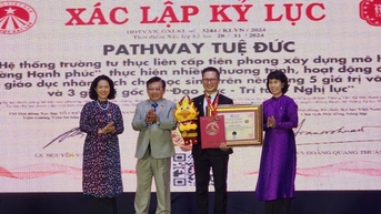Một hệ thống trường học được xác lập kỷ lục Việt Nam