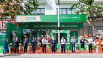 OCB khai trương chi nhánh Lào Cai, đẩy mạnh hoạt động thanh toán biên mậu