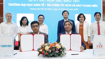 Sinh viên UEF sẽ sang Báo Thanh Niên học môn phương pháp biên tập