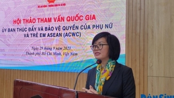 Thúc đẩy bình đẳng giới, xóa bỏ tất cả hình thức bạo lực đổi với phụ nữ và trẻ em trong ASEAN