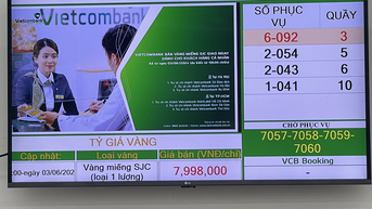 Vietcombank dừng bán vàng qua website, chính thức bán vàng qua ứng dụng