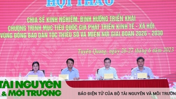 Bộ trưởng Hầu A Lềnh chủ trì Hội thảo chia sẻ kinh nghiệm, định hướng triển khai Chương trình MTQG 1719 giai đoạn 2026