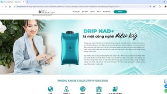 Cảnh báo sản phẩm NAD+ chưa được phép lưu hành